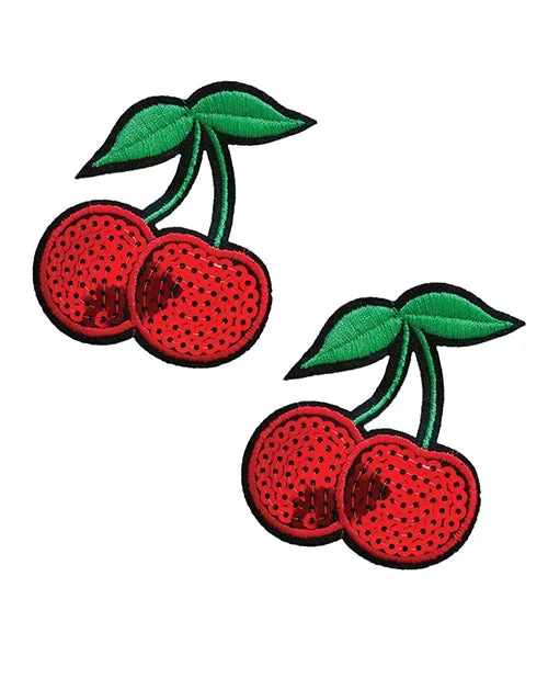 Neva Nude Sequin Cherry Pasties (2 Wears) – Red O/S