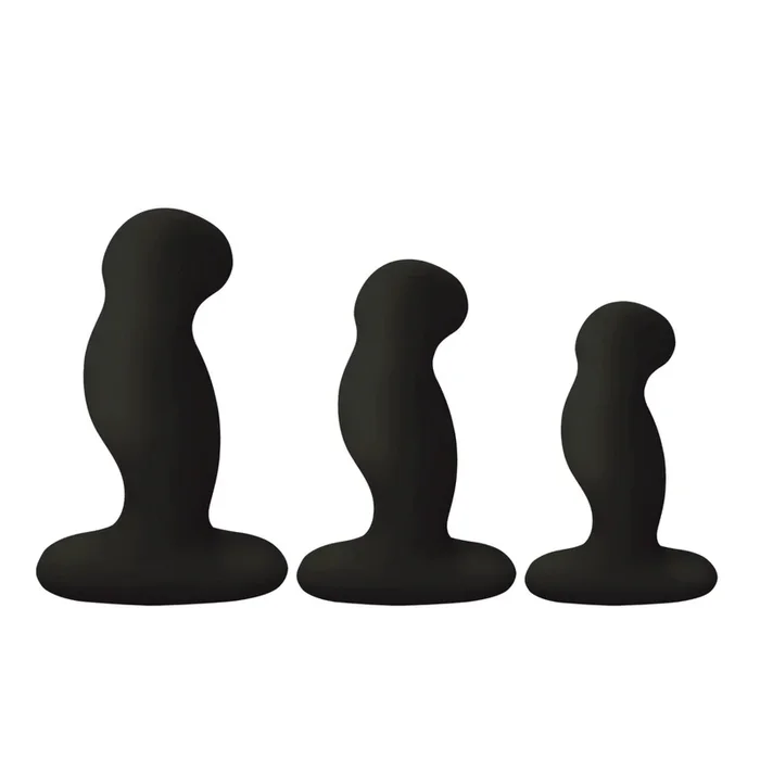 Nexus G-Play Plus Trio Vibrating Butt Plug Set Black