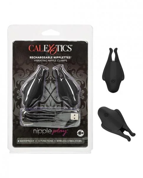 Nipple Play Rechargeable Nipplettes – Black