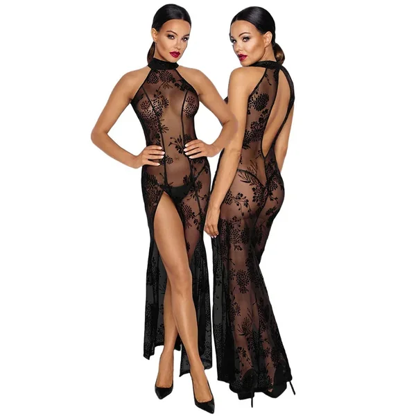 Noir Handmade Long Tulle Dress