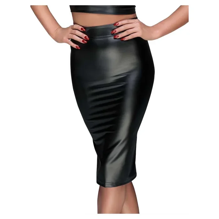 Noir Handmade Powerwetlook Pencil Skirt