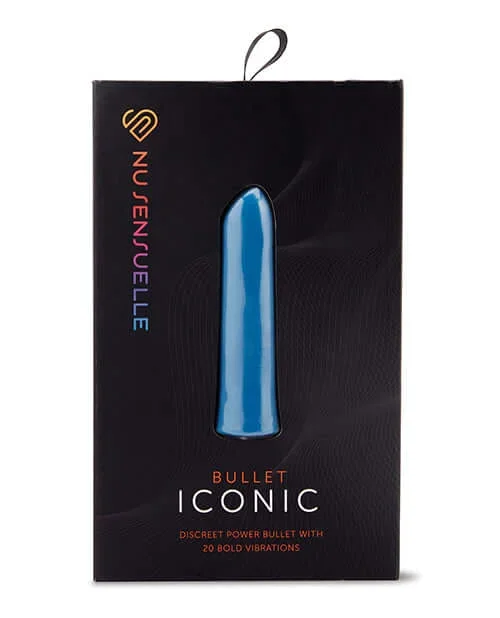 Nu Sensuelle Iconic Bullet Vibrator in Deep Turquoise – 20 Sensational Modes of Pleasure