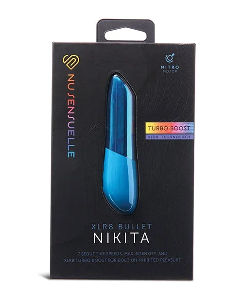 Nu Sensuelle Nikita Bullet Vibrator with Nitro Motor – Deep Turquoise