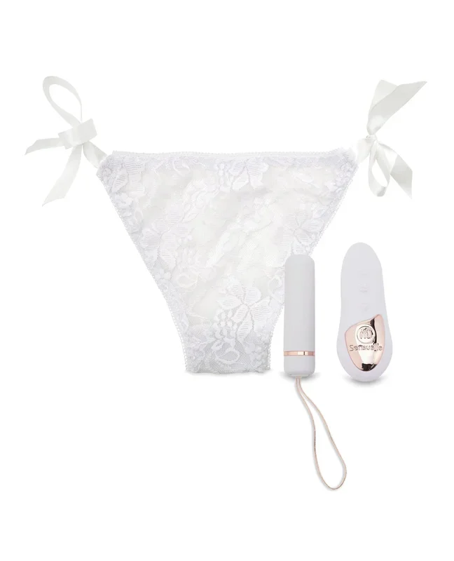 Nu Sensuelle Pleasure Panty Bullet w/Remote Control 15 Function – White
