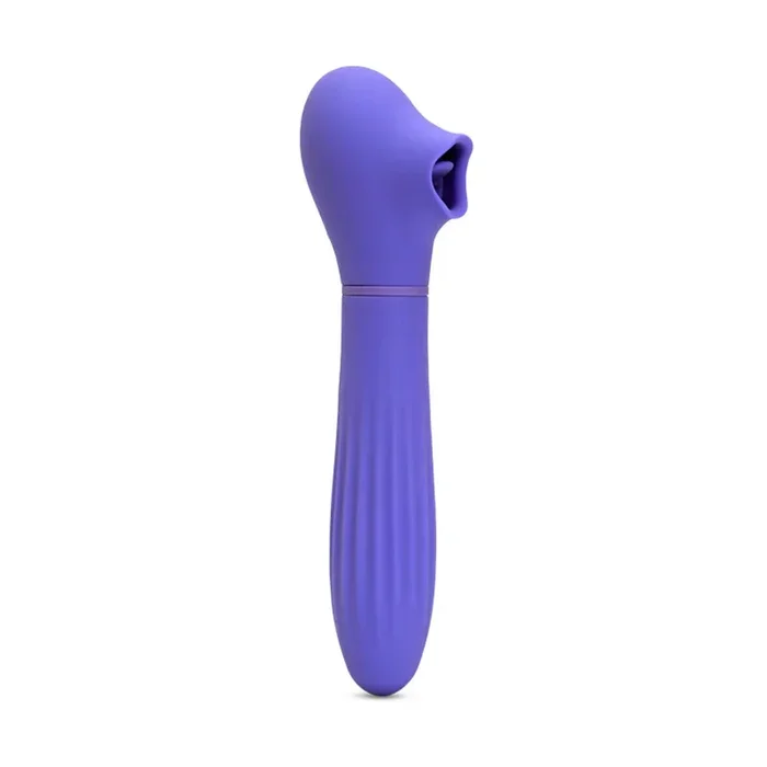 Nu Sensuelle Triple Action Daisy Clitoral Suction Vibrator Ultra Violet