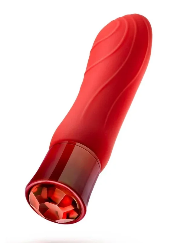 Oh My Gem Desire Rechargeable Silicone G-Spot Vibrator – Ruby