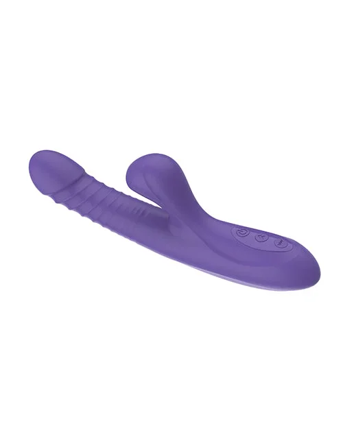 Omega Multi Function Warming Head Rabbit Vibe – Purple