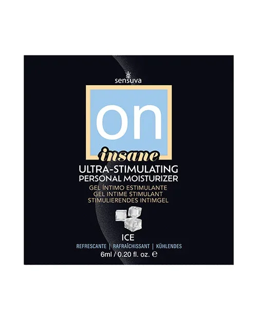 ON Insane Ultra Ice Stimulating Personal Moisturizer – 6 ml Single Use Packet