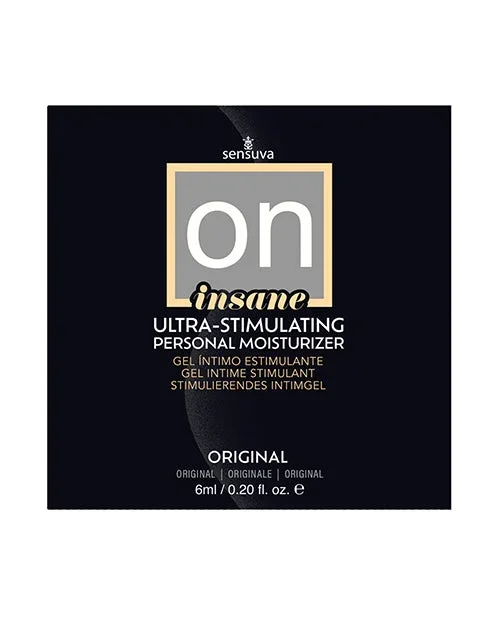 ON Insane Ultra Original Stimulating Personal Moisturizer – 6 ml Single Use Packet