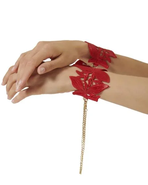 Ophelia Cuffs – Red – One Size