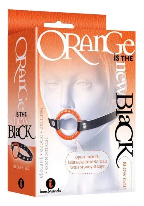 Orange Is The New Black Blow Gag: Elevate Your Oral Play with Style and Safety!