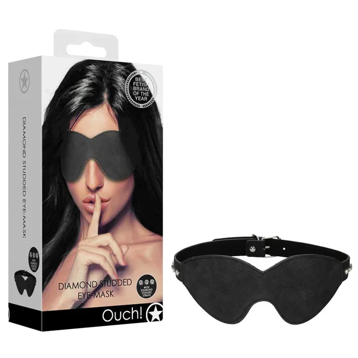 OUCH! Diamond Studded Eye-Mask – Black Eye Mask