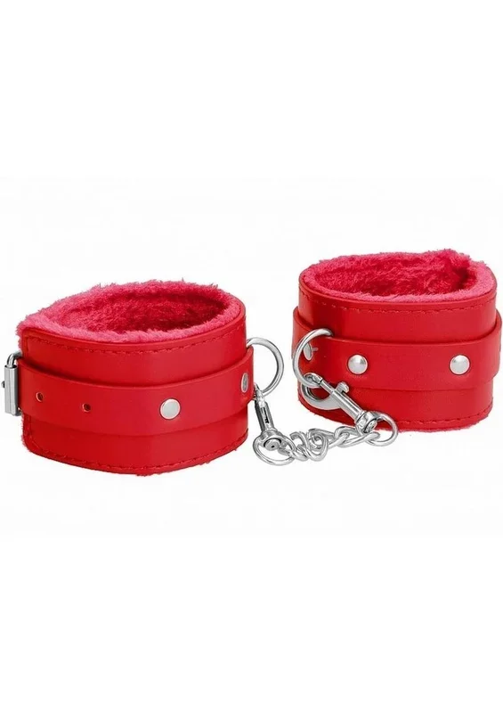 Ouch! Plush Leather Ankle Cuff