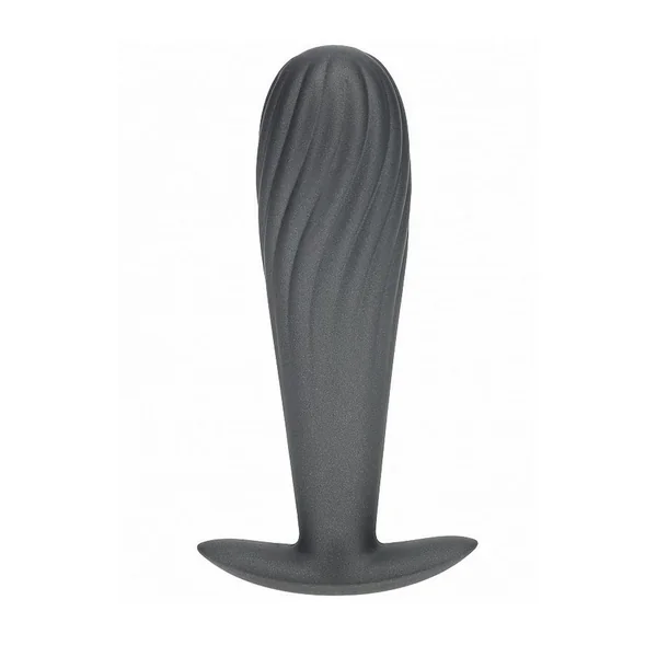 Ouch! Ribbed Anal Plug Silicone