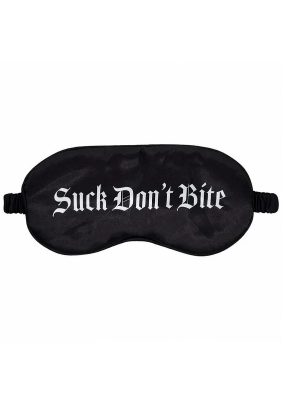 Ouch Suck Don’t Bite Satin Blindfold