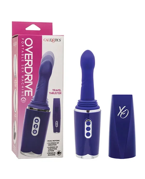 Overdrive Travel Thruster Portable Sex Machine – Purple