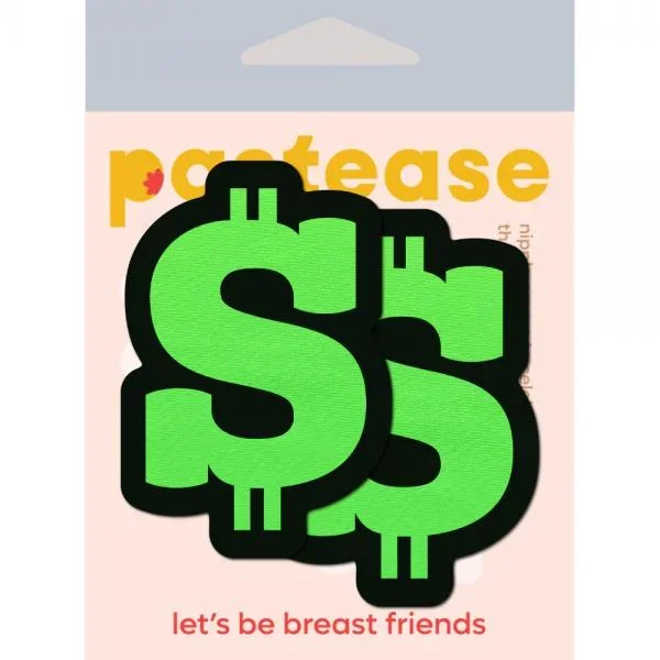 Pastease – Glitter Dollar Sign – Neon Green – O/S
