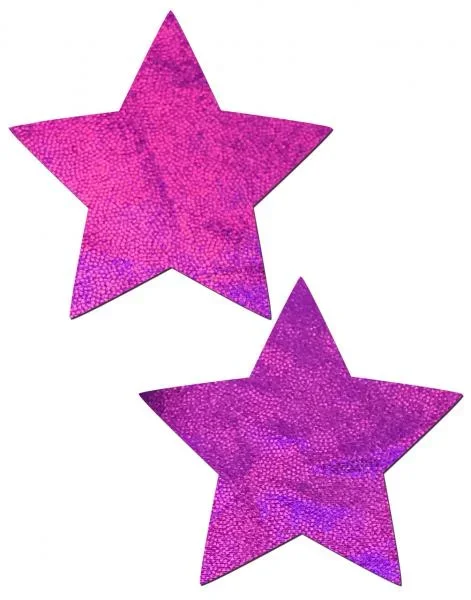 Pastease Hologram Star – Pink O/S