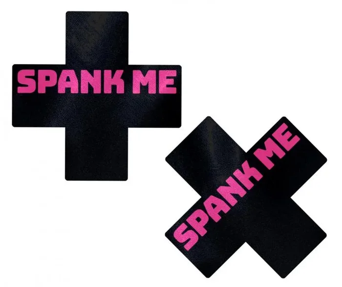 Pastease Spank Me Plus – Black/Pink O/S
