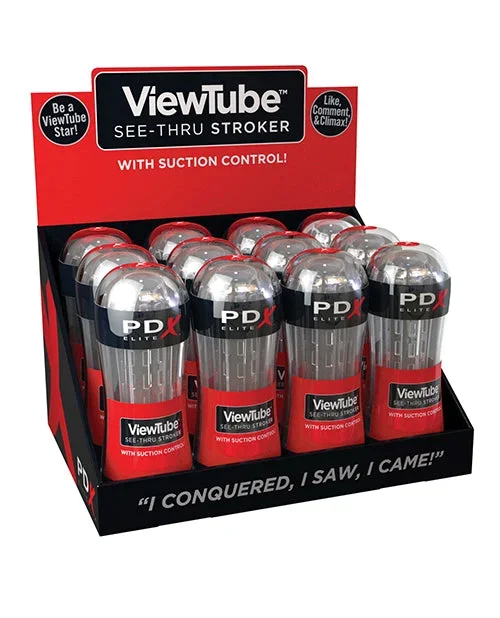 PDX Elite ViewTube See-Thru Stroker – Display of 12
