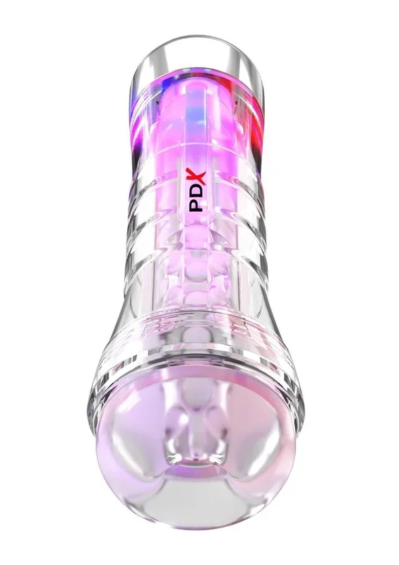 Pdx Elite Viewtube XXL See-Thru EZ-Grip Led Stroker