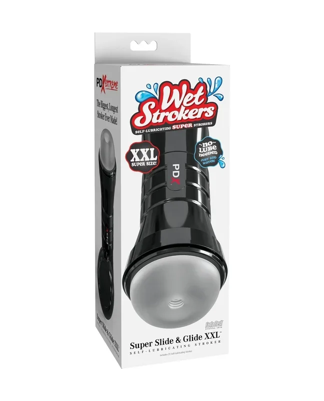 PDX Extreme Wet Stroker Slide & Glide XXL – Frosted