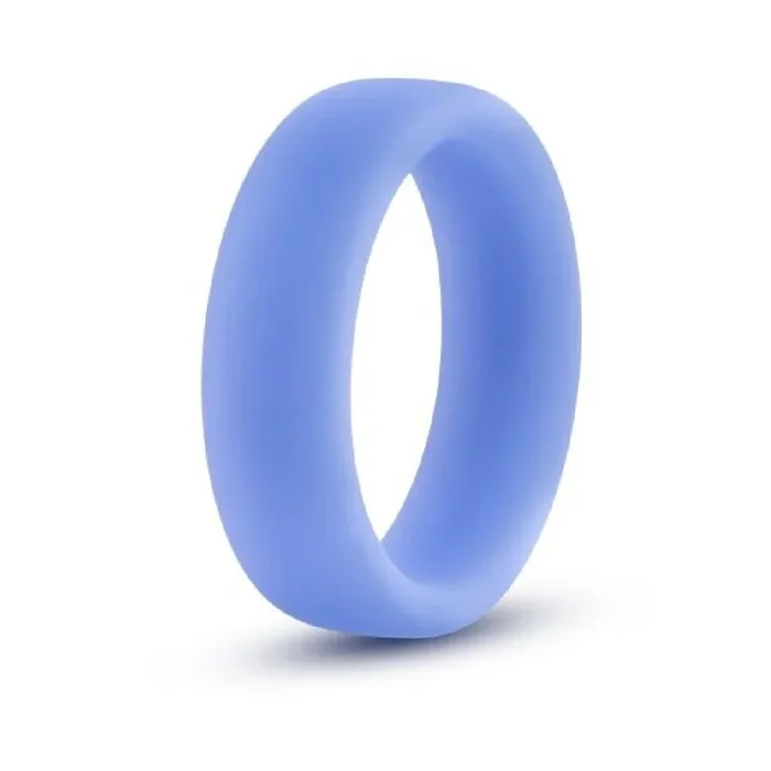 Performance Blue Silicone Glow in the Dark Cock Ring