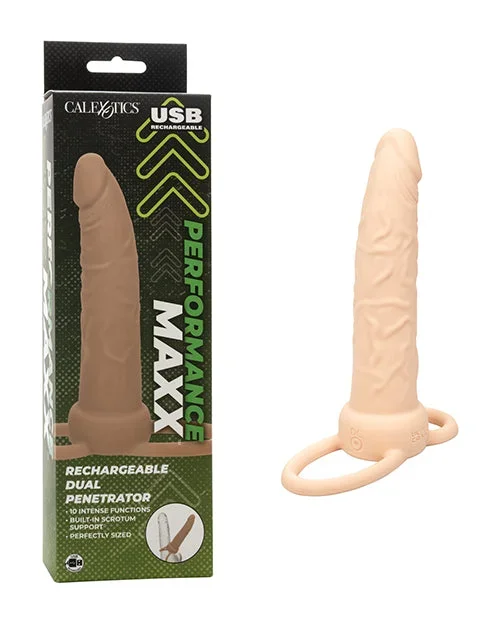 Performance Maxx Rechargeable Dual Penetrator – Ivory