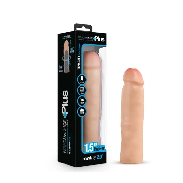 Performance Plus 2in Silicone Penis Xtender Beige