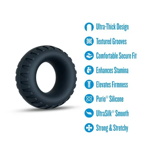 Performance Plus Traction Textured Cock Ring Thick