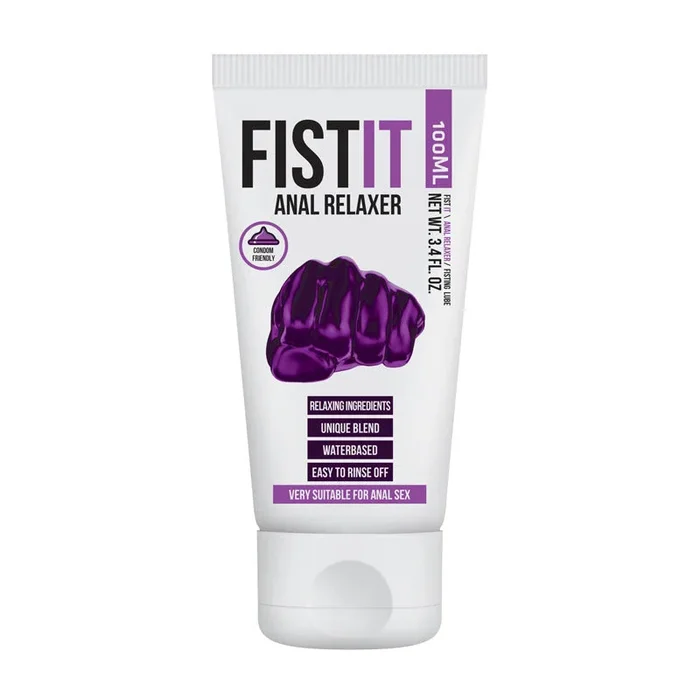 PHARMQUESTS Fist-It Anal Relaxer – 100ml – Water Based Relaxing Lubricant – 100 ml Tube