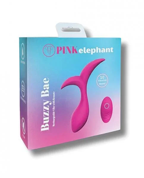 Pink Elephant Buzzy Bae Rechargeable Vibe w/Remote – Pink