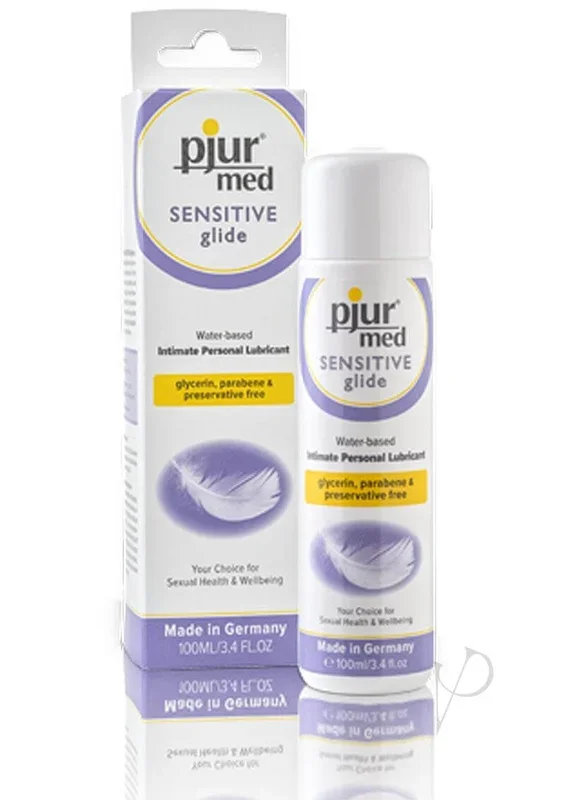 Pjur Med Sensitive Glide Water Based Lubricant 3.4 Oz