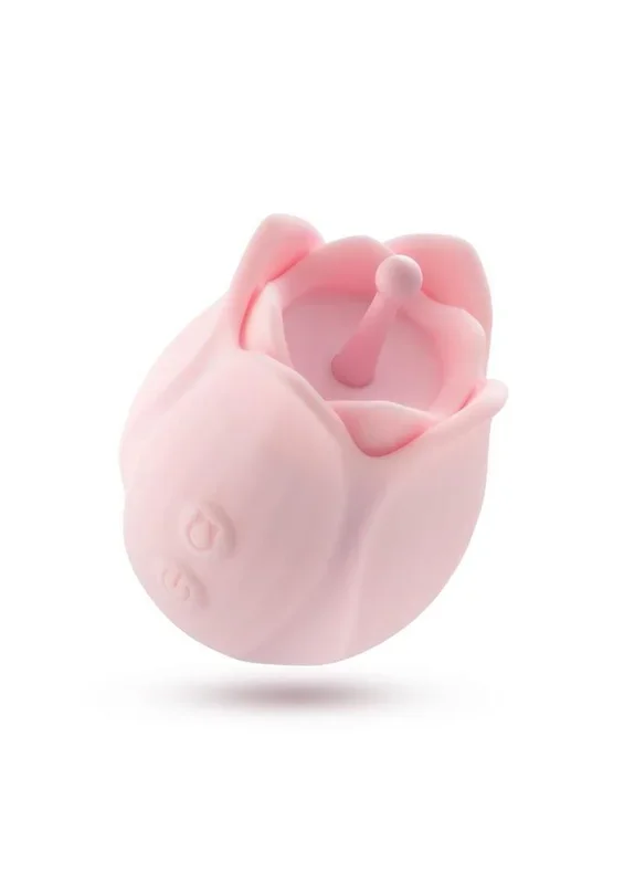Play with Me Romanic Rose Rechargeable Silicone Clitoral Stimulator