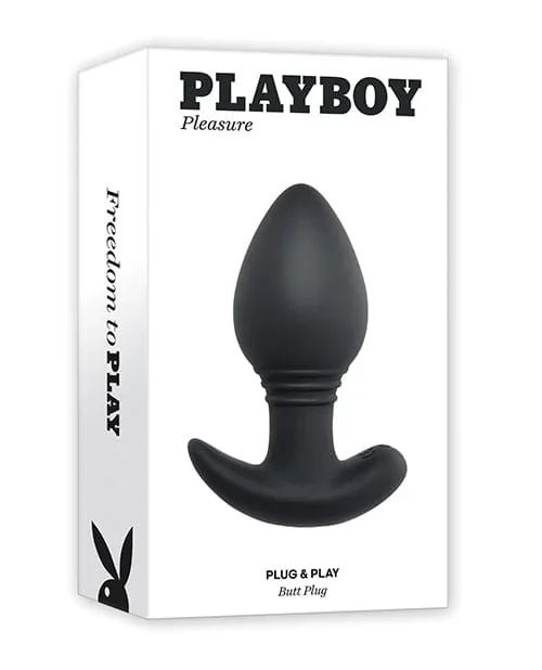 Playboy Pleasure Plug & Play Butt Plug – Navy