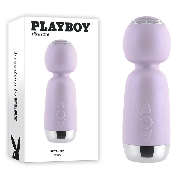 Playboy Pleasure ROYAL MINI Compact Wand Vibrator 10 Speeds