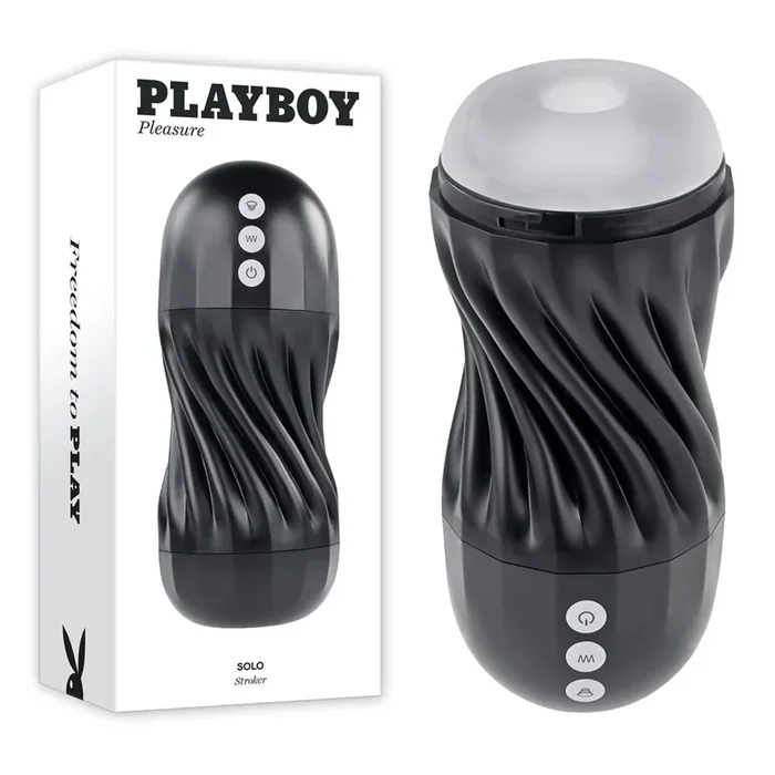 Playboy Pleasure SOLO – USB Rechargeable Vibrating and Sucking Stroker