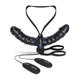 pleasure for two double-ended vibrating strap-on