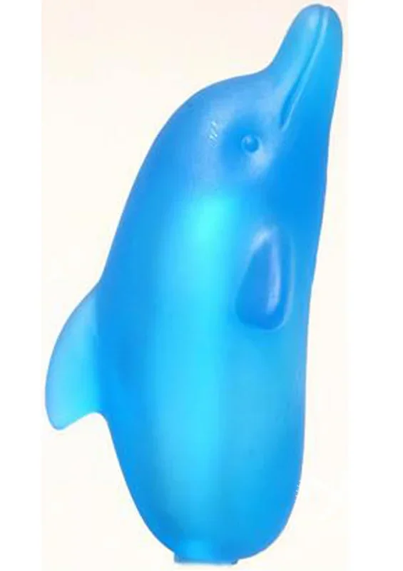 Pleasure Silicone Sleeve for Eggs or Bullets Dolphin Design