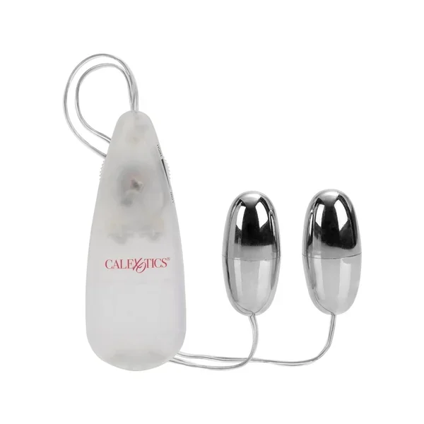 Pocket Exotics Vibrating Double Silver Bullets