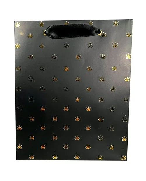 Polka Pot Gift Bag – Black/Gold