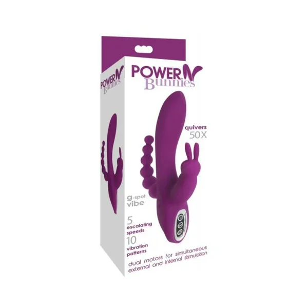Power Bunnies Quivers G-spot Vibe – Purple