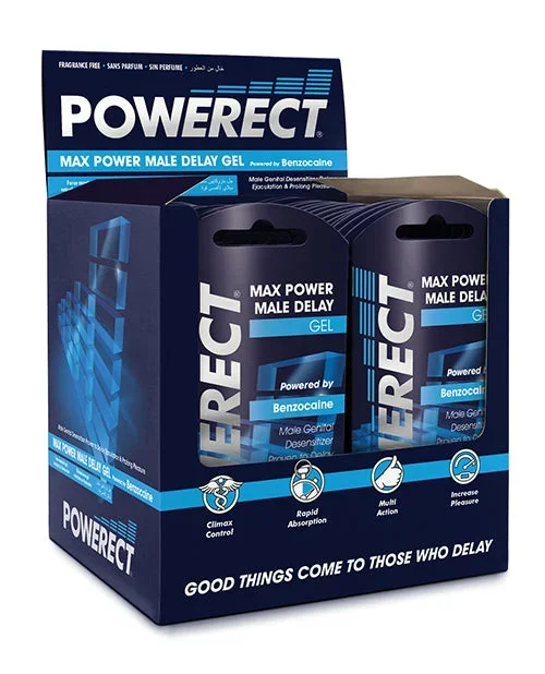 Powerect Benzocaine Delay Serum Foil Display – 3 ml Display of 54