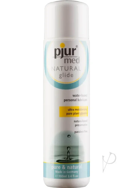 Premium Herbal Water-Based Pjur Med Natural Glide Lubricant 100 ml
