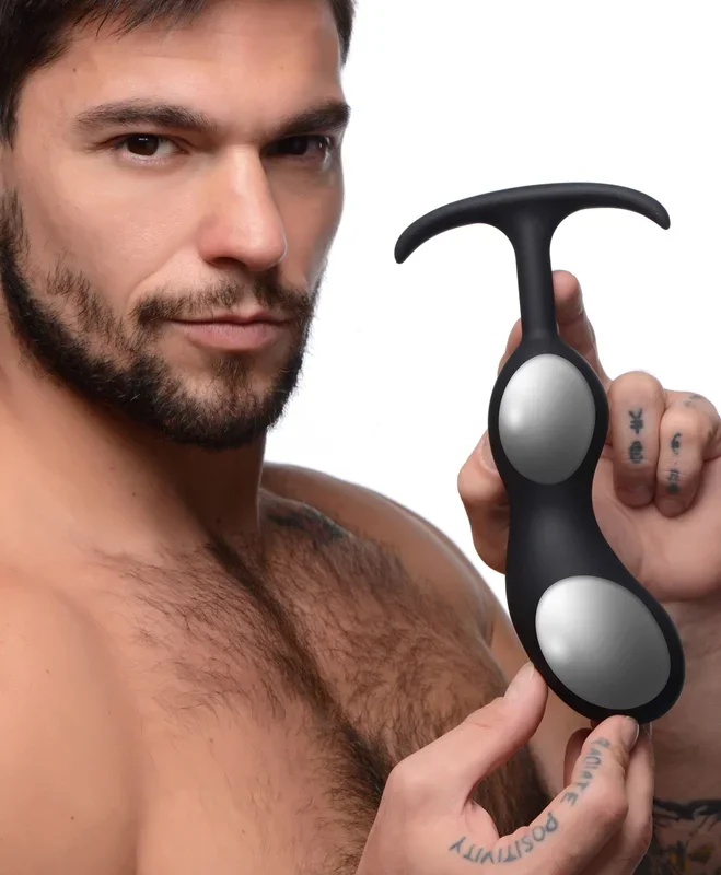 Premium Silicone Weighted Prostate Plug – XL