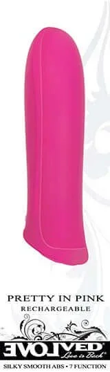 Pretty In Pink Mini Vibrator – Powerful Rechargeable Bullet Vibe with 7 Vibrations