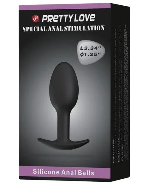 Pretty Love Silicone Anal Plug with Ball