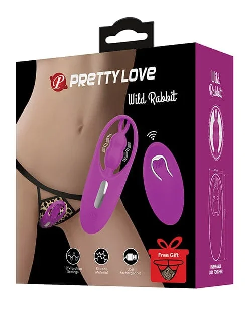 Pretty Love Wild Rabbit Panty Vibe with free Panty – Fuchsia