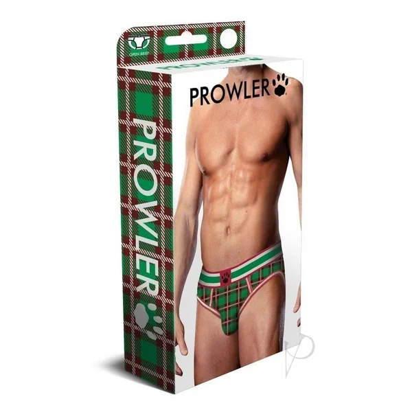 Prowler Tartan 2 Opn Brf Sm Grn/red Fw23