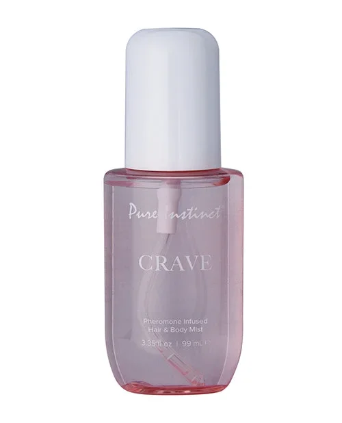 Pure Instinct Pheromone Hair & Body Mist Crave 3.35 oz with Alluring Scent